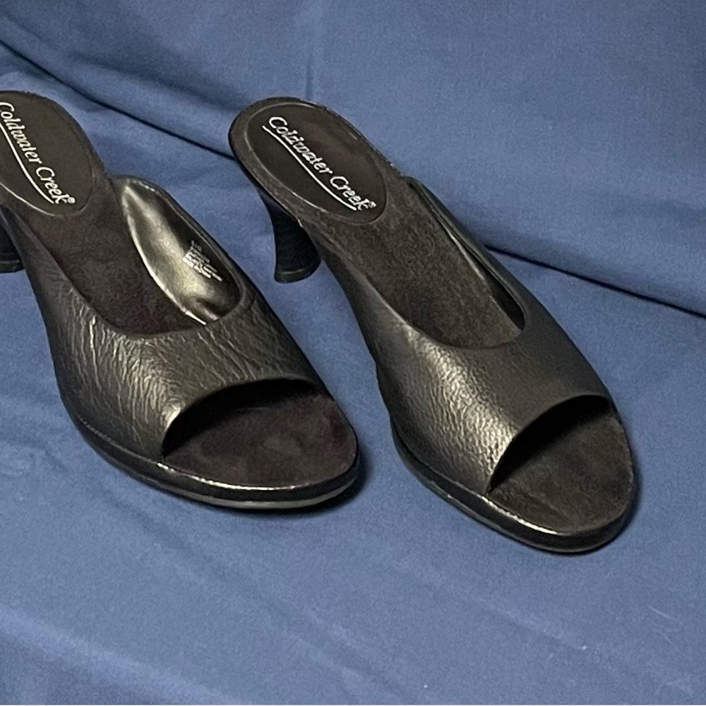 Coldwater Creek Black Slide shoe